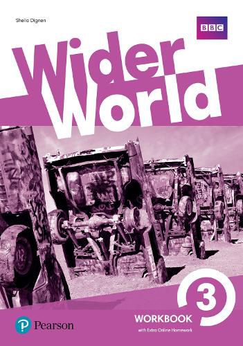 Cover image for Wider World 3 Workbook with Extra Online Homework Pack