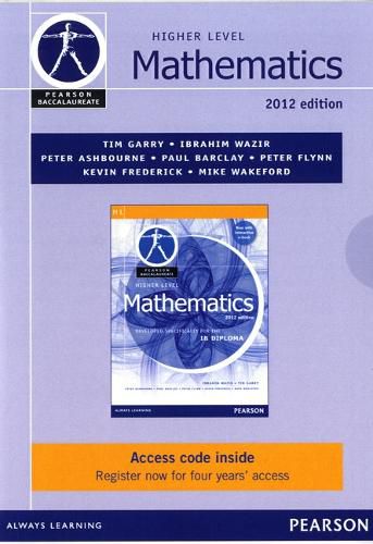 Cover image for Pearson Baccalaureate Higher Level Mathematics second edition ebook only edition for the IB Diploma: Industrial Ecology