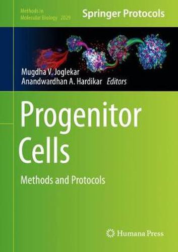 Cover image for Progenitor Cells: Methods and Protocols