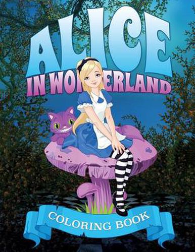 Cover image for Alice in Wonderland Coloring Book