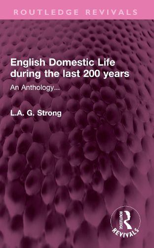 Cover image for English Domestic Life during the last 200 years