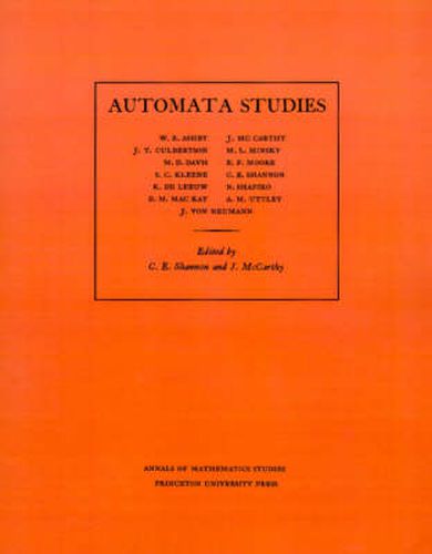 Cover image for Automata Studies. (AM-34), Volume 34