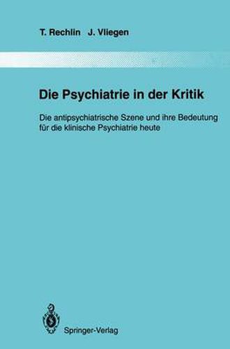 Cover image for Die Psychiatrie in der Kritik