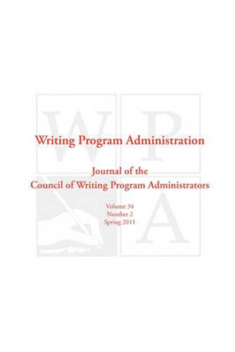 Cover image for Wpa: Writing Program Administration 34.2