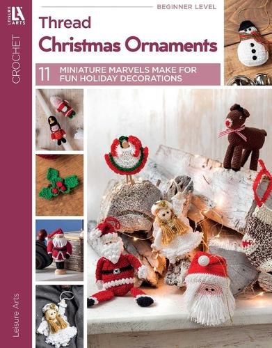 Cover image for Crochet Thread Christmas Ornaments