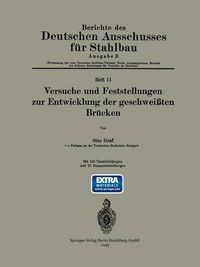 Cover image for Versuche Und Feststellungen Zur Entwicklung Der Geschweissten Brucken