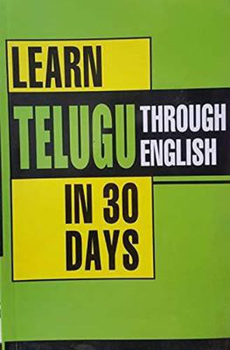 Cover image for Learn Telugu in 30 Days Through English