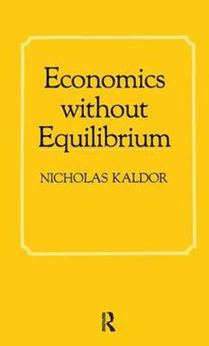 Cover image for Economics without Equilibrium