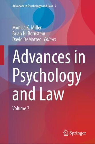 Cover image for Advances in Psychology and Law