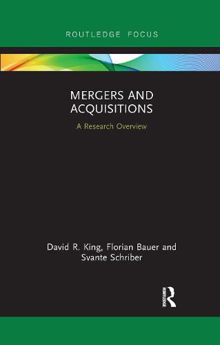 Cover image for Mergers and Acquisitions: A Research Overview