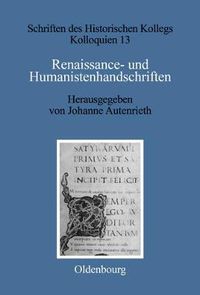 Cover image for Renaissance- und Humanistenhandschriften