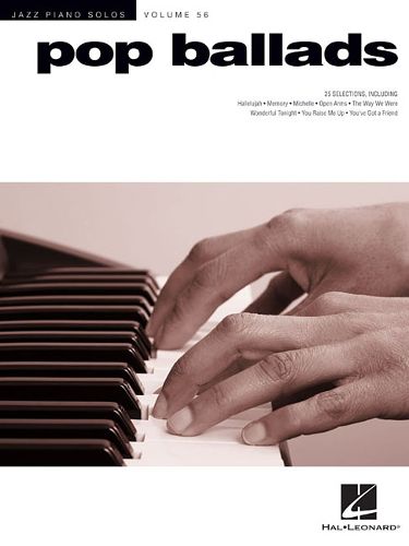 Cover image for Pop Ballads: Jazz Piano Solos Series Volume 56