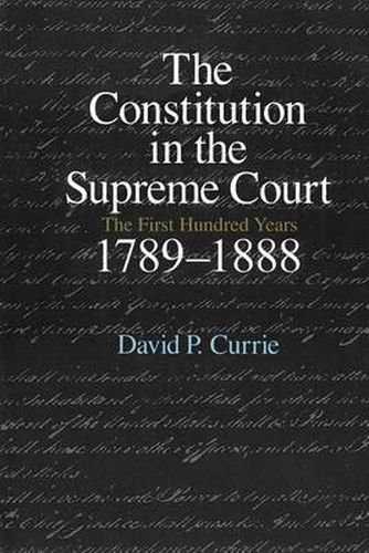 Cover image for The Constitution in the Supreme Court