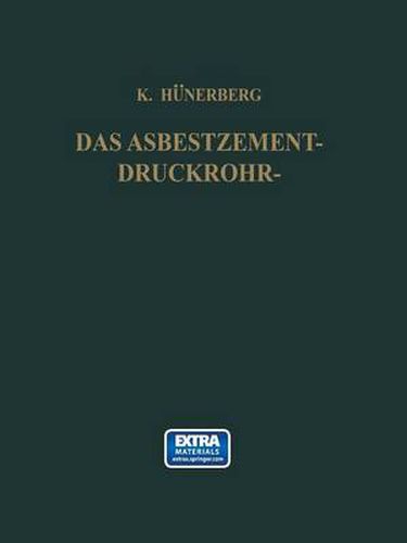 Cover image for Das Asbestzement-Druckrohr