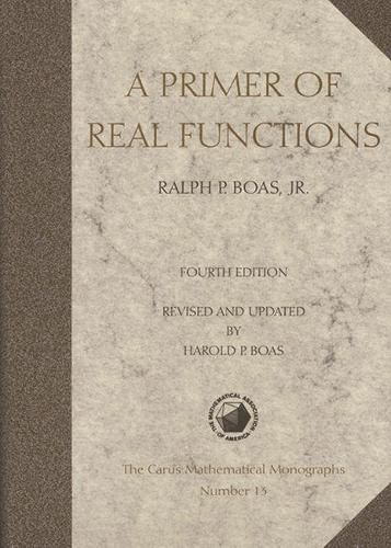 Cover image for A Primer of Real Functions