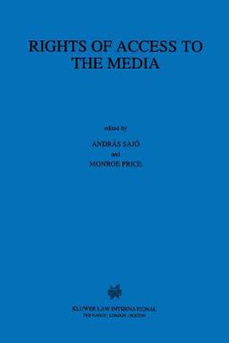 Cover image for Rights of Access to the Media