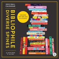 Cover image for 2023 Wall Calendar: Bibliophile Diverse Spines