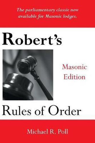 Robert's Rules of Order: Masonic Edition