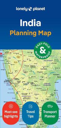 Cover image for Lonely Planet India Planning Map