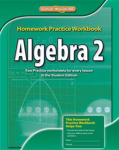 Cover image for Algebra 2 Homework Practice Workbook
