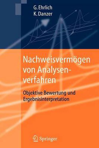 Cover image for Nachweisvermoegen Von Analysenverfahren: Objektive Bewertung Und Ergebnisinterpretation