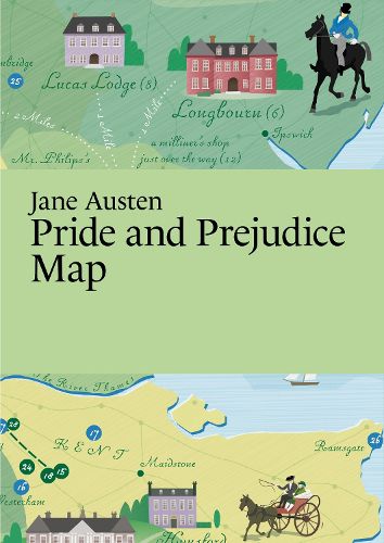 Jane Austen, Pride and Prejudice Map