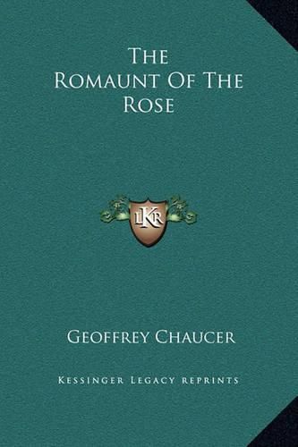 Cover image for The Romaunt of the Rose