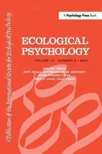 Cover image for How Shall Affordances Be Refined?: Four Perspectives:a Special Issue of ecological Psychology