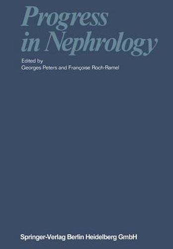 Progress in Nephrology: Proceedings of the Vth Symposium of the  Gesellschaft fur Nephrologie , held in Lausanne (Switzerland) 21-23 September 1967