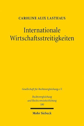 Cover image for Internationale Wirtschaftsstreitigkeiten