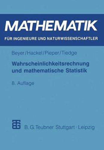 Wahrscheinlichkeitsrechnung Und Mathematische Statistik