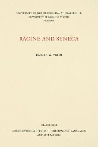 Cover image for Racine and Seneca