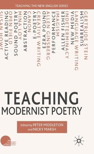 Cover image for Teaching Modernist Poetry