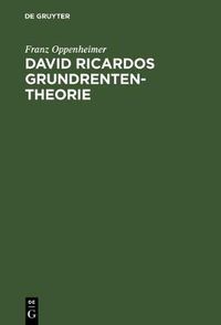 Cover image for David Ricardos Grundrententheorie