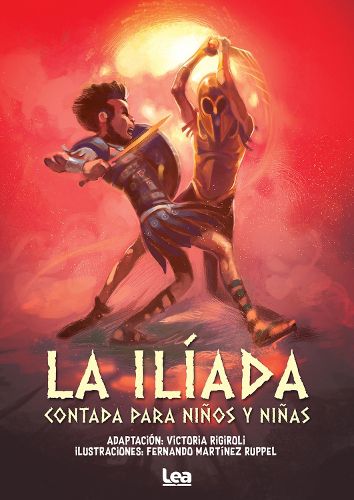 Cover image for La Ilada contada para nios y nias