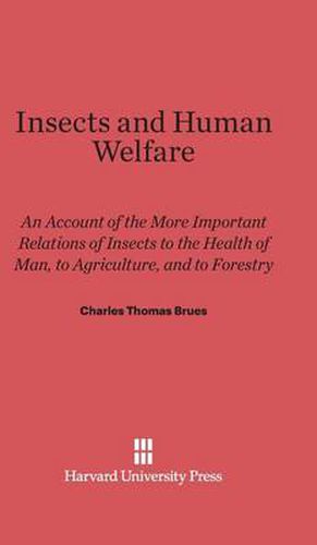 Insects and Human Welfare