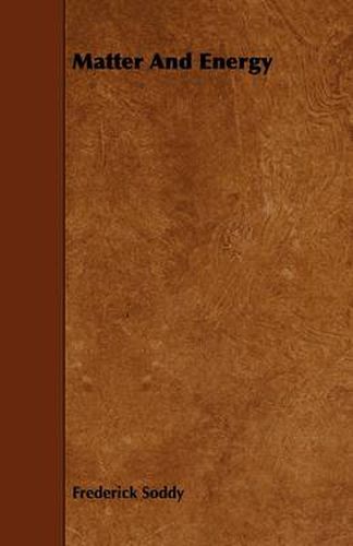 Cover image for Matter And Energy