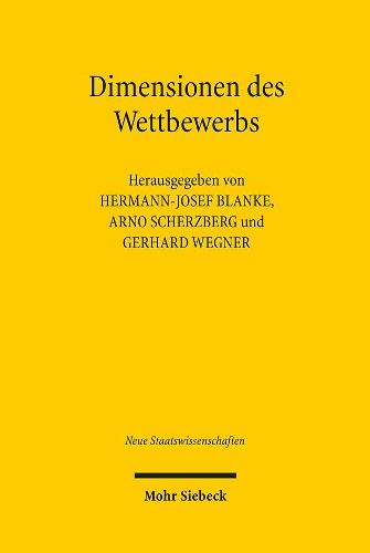 Cover image for Dimensionen Des Wettbewerbs: Europaische Integration Zwischen Eigendynamik Und Politischer Gestaltung