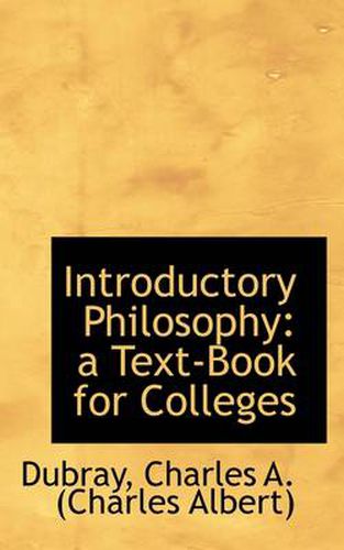 Introductory Philosophy