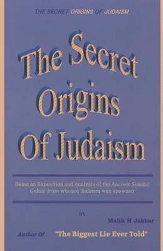 Cover image for The Secret Origins of Judaism