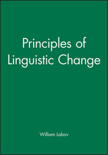 Principles of Linguistic Change