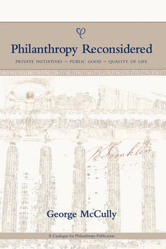 Cover image for Philanthropy Reconsidered