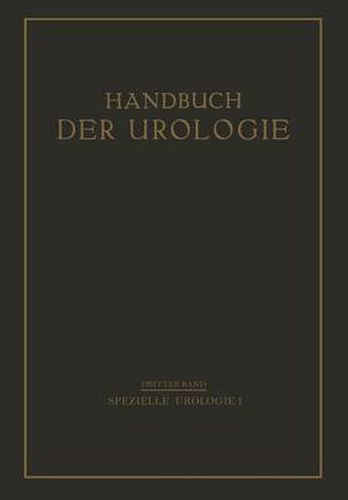 Cover image for Spezielle Urologie