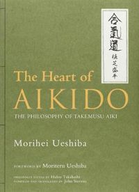 Cover image for Heart Of Aikido, The: The Philosophy Of Takemusu Aiki