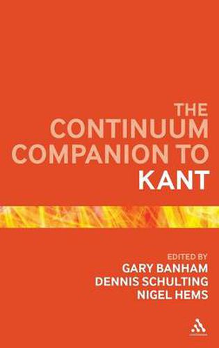 Cover image for The Continuum Companion to Kant