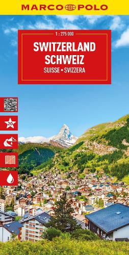 Cover image for Switzerland Marco Polo Map