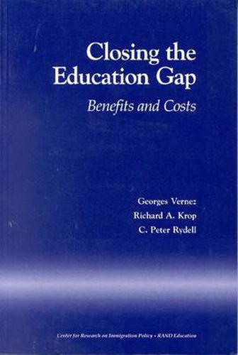 Cover image for Closing the Education Gap: Benefits and Costs