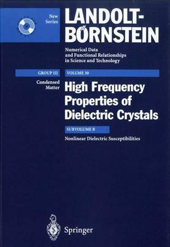 Cover image for Nonlinear Dielectric Susceptibilities