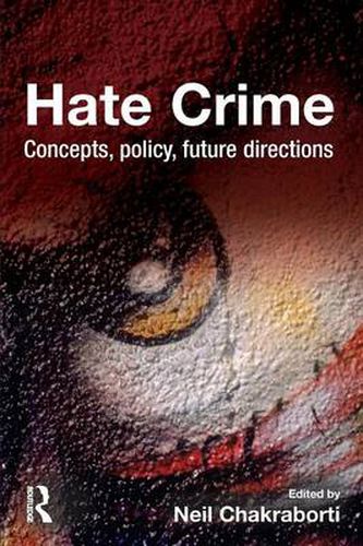 Cover image for Hate Crime: Concepts, policy, future directions