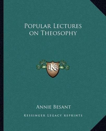 Cover image for Popular Lectures on Theosophy